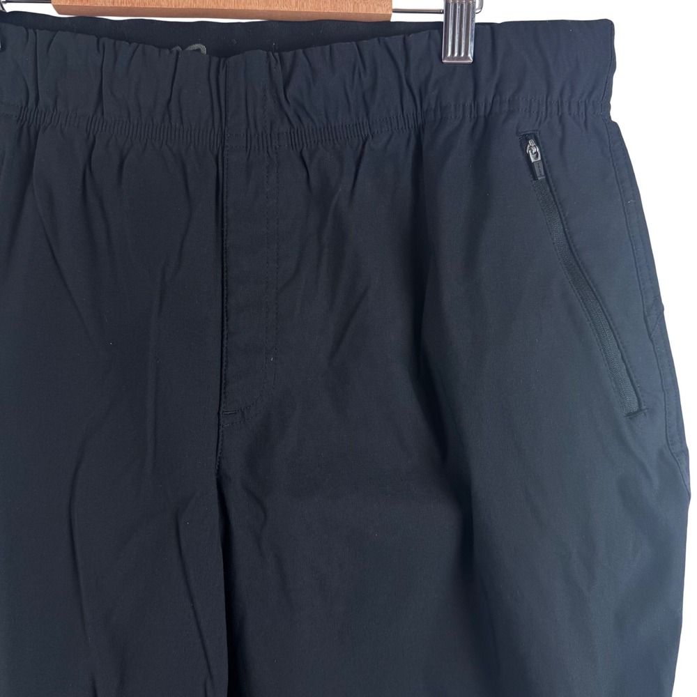 Eddie Bauer Joggers Womens 14 Black D3361125 Elastic‎ Waist Hiking Active Pants